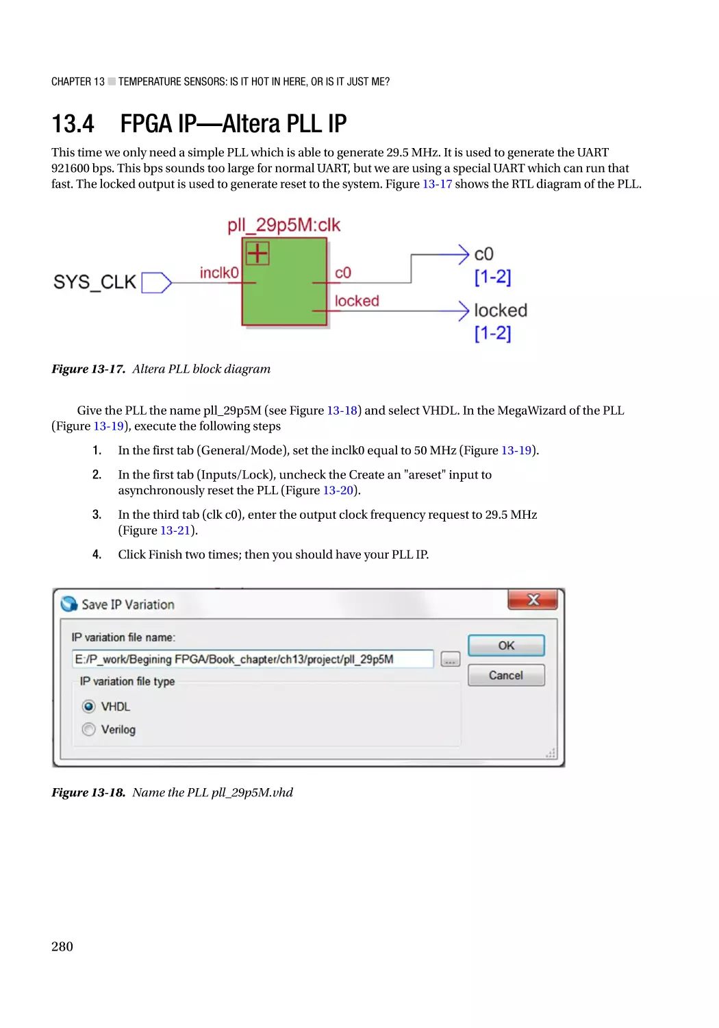 13.4 FPGA IP—Altera PLL IP