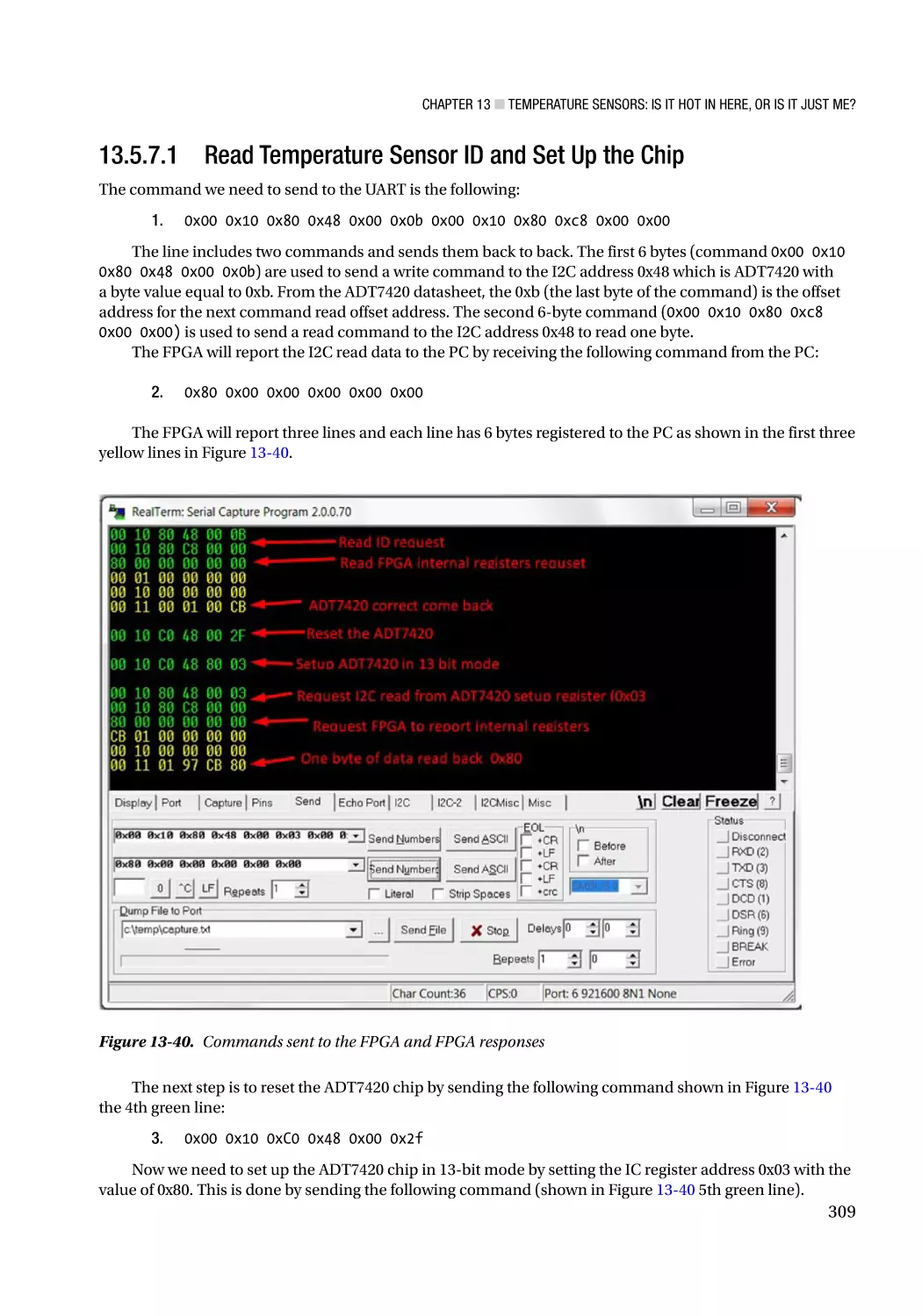 13.5.7.1 Read Temperature Sensor ID and Set Up the Chip