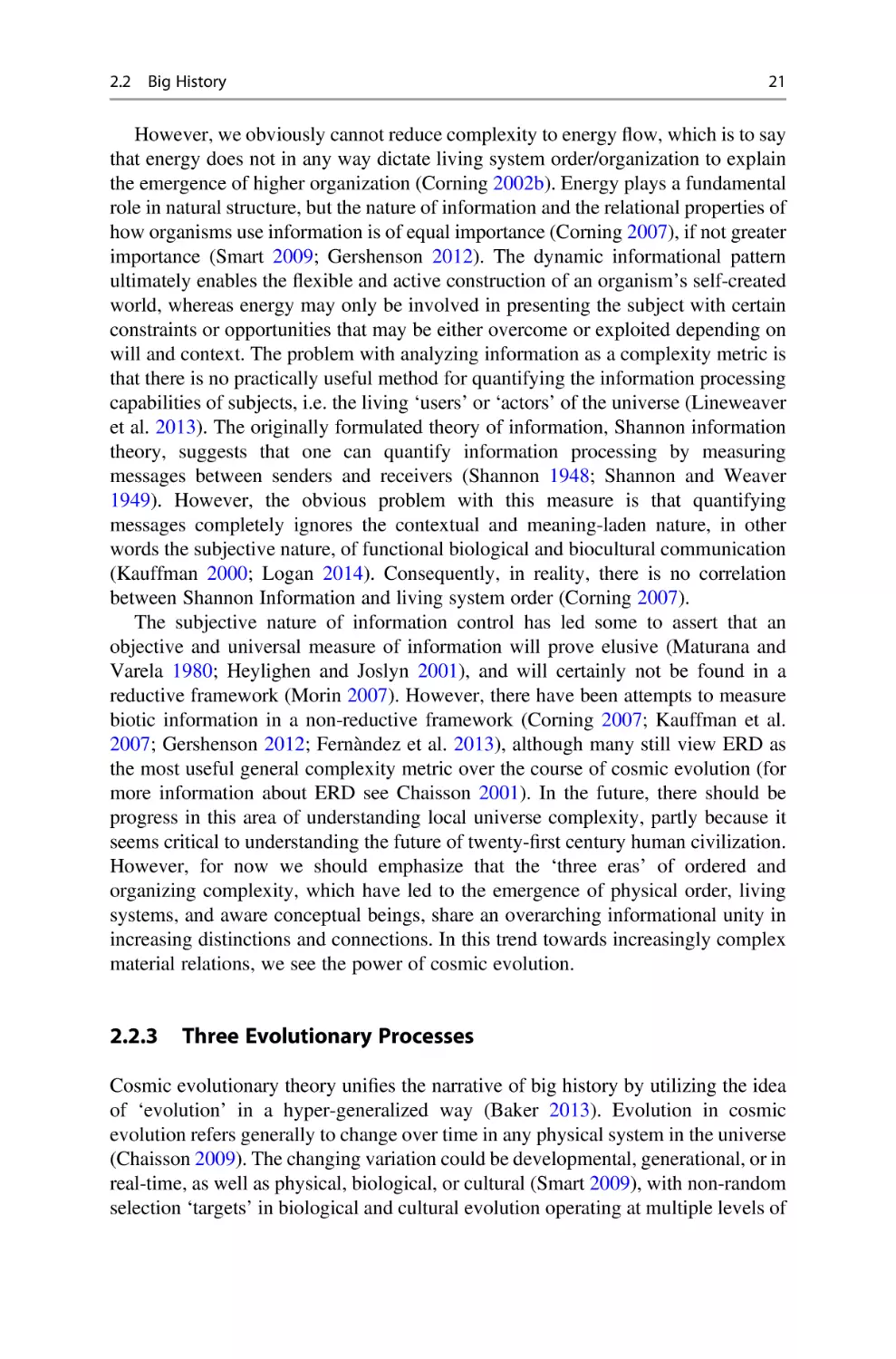 2.2.3 Three Evolutionary Processes