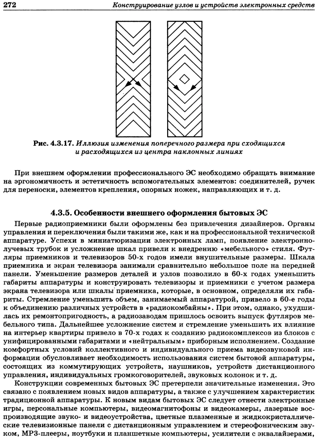 4.3.5. Особенности внешнего оформления бытовых ЭС