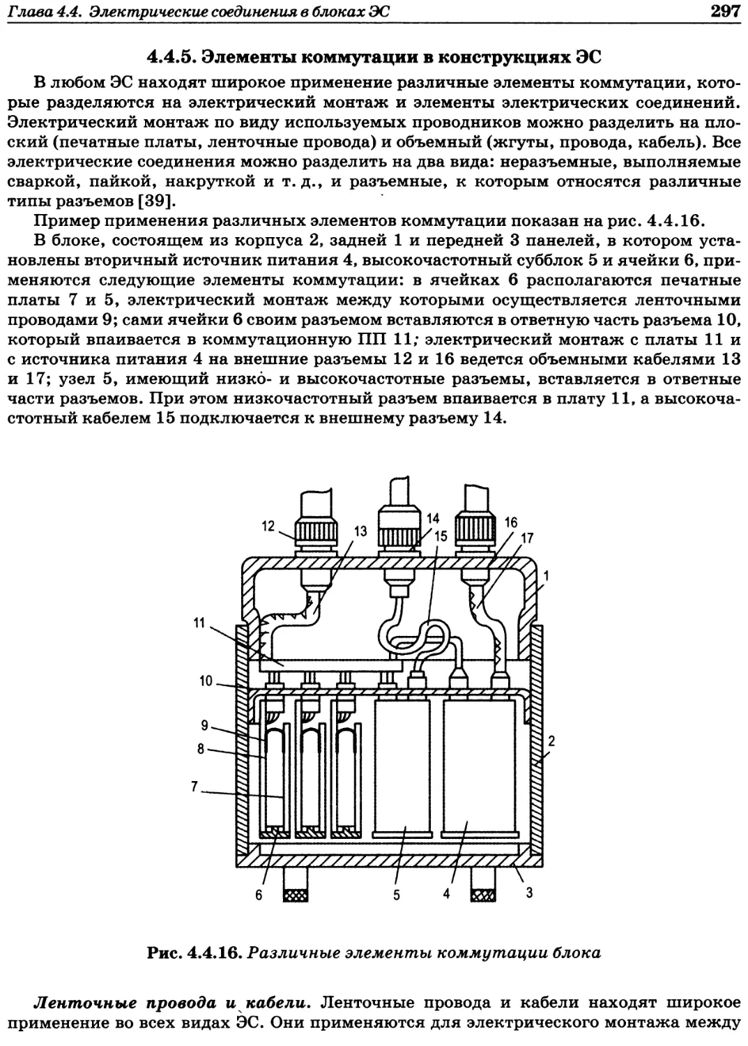 4.4.5. Элементы коммутации в конструкциях ЭС