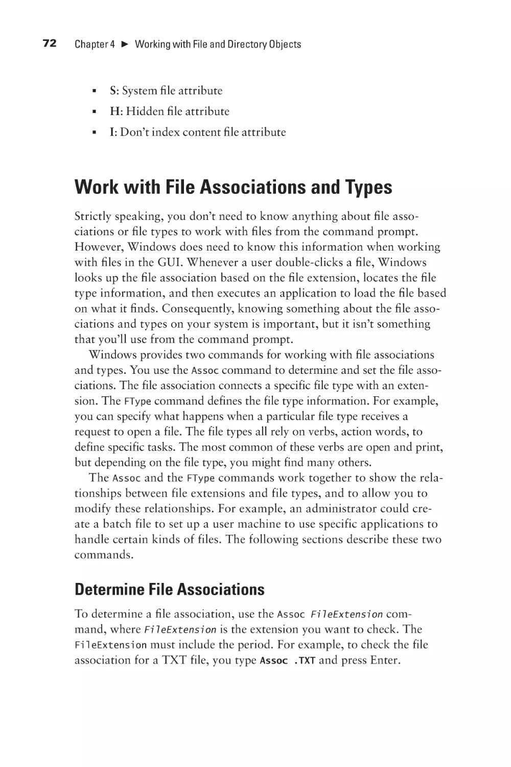 Work with File Associations and Types