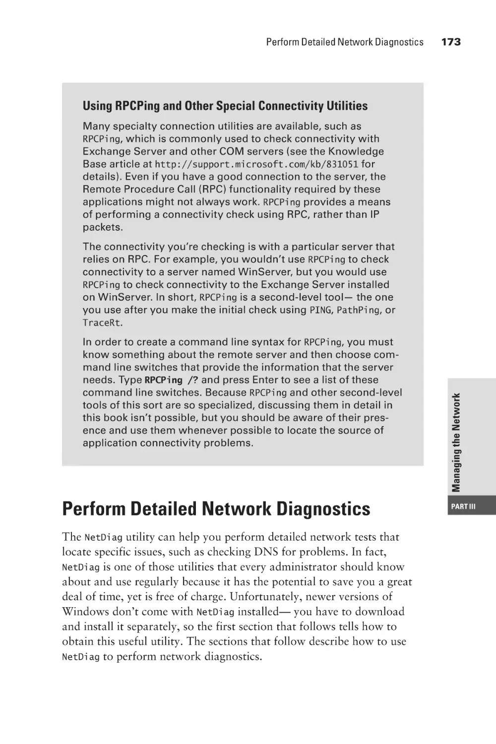Perform Detailed Network Diagnostics