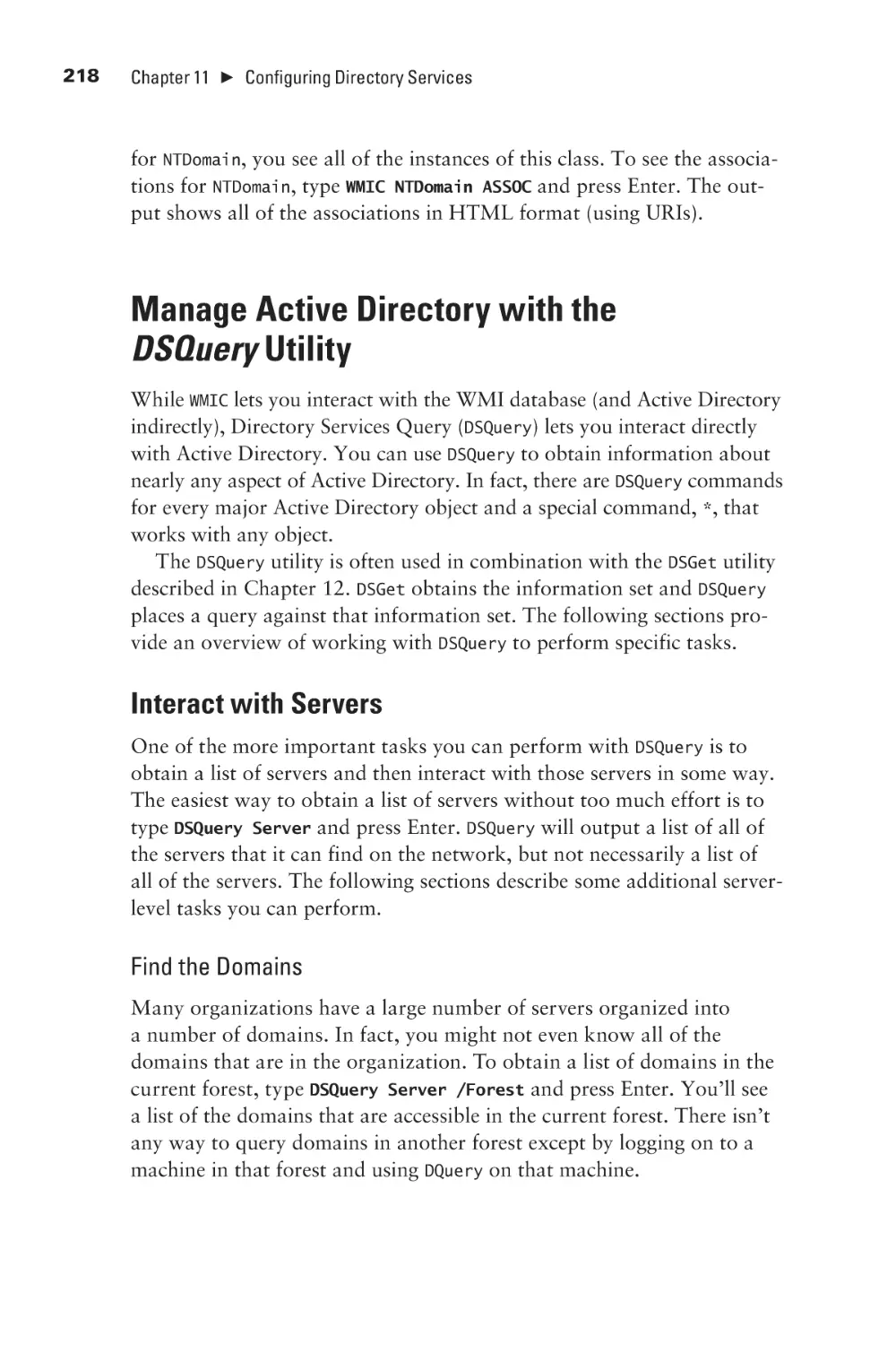 Manage Active Directory with the DSQuery Utility