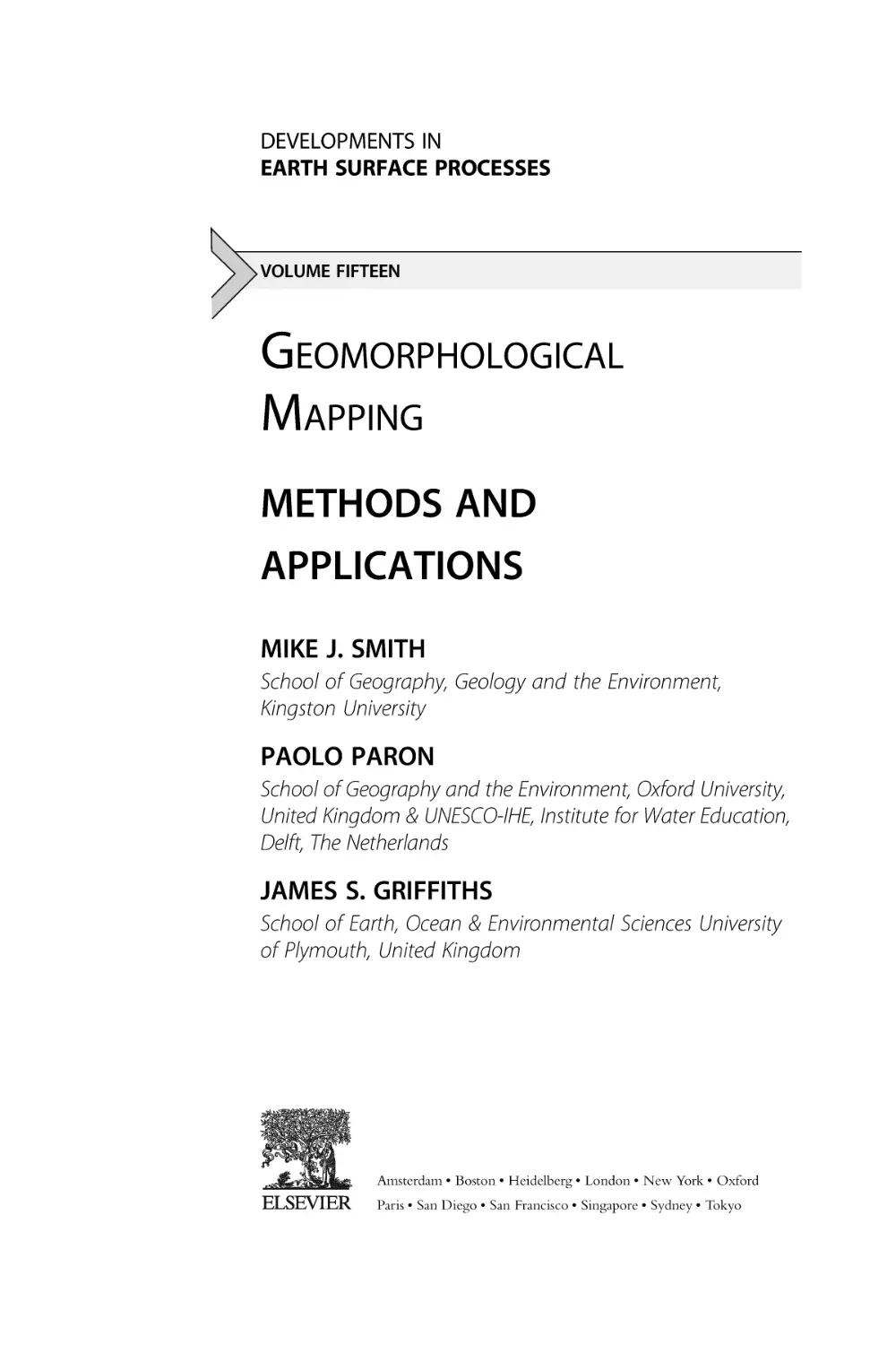 GEOMORPHOLOGICAL  MAPPING 978-0-444-53446-0