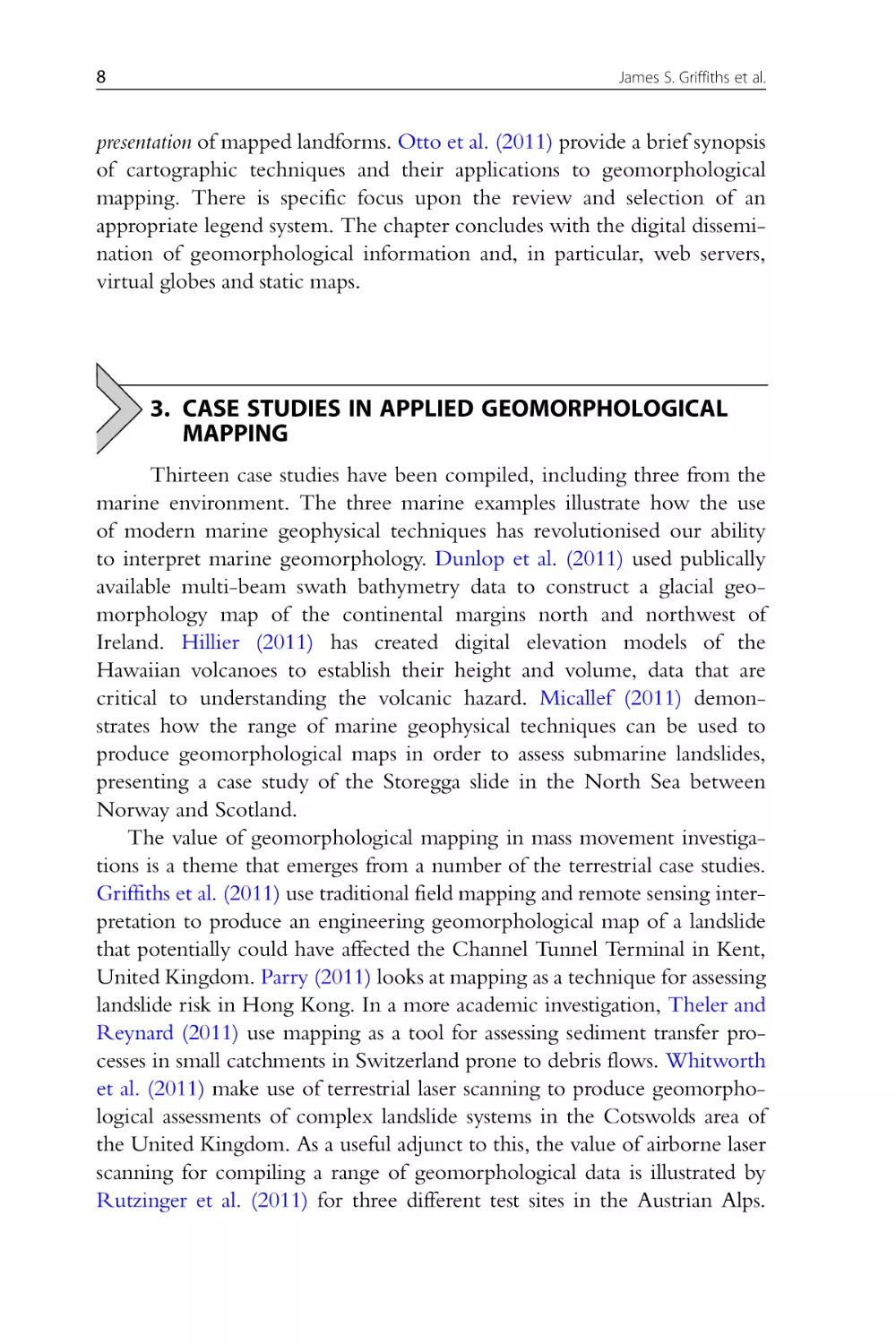 3. Case Studies in Applied Geomorphological Mapping