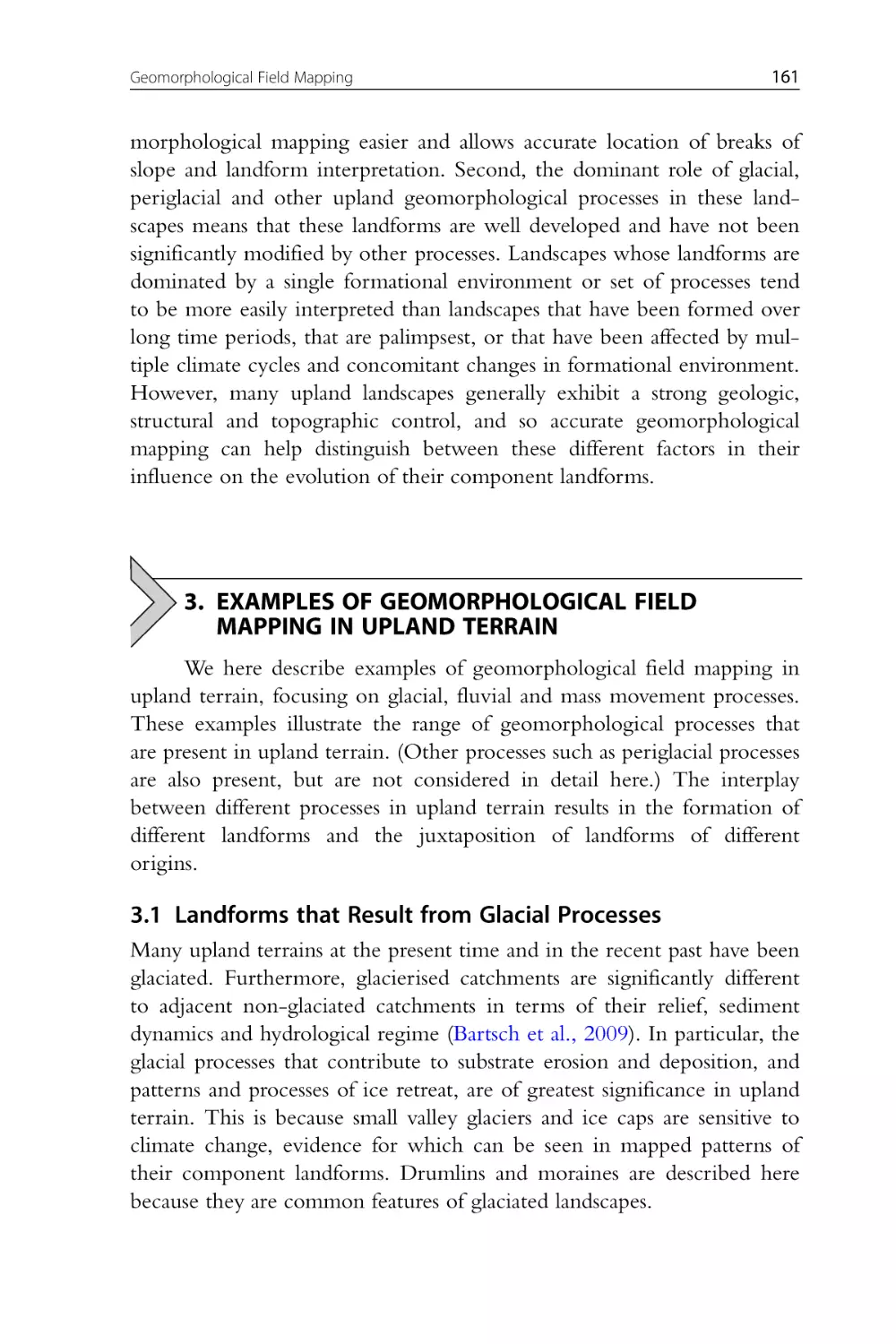 3. Examples of Geomorphological Field Mapping in Upland Terrain
3.1 Landforms that Result from Glacial Processes