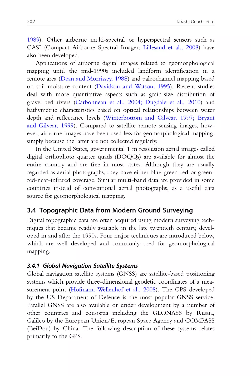 3.4 Topographic Data from Modern Ground Surveying
3.4.1 Global Navigation Satellite Systems