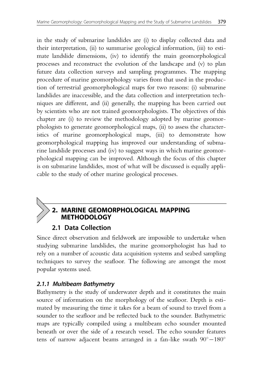 2. Marine Geomorphological Mapping Methodology
2.1 Data Collection
2.1.1 Multibeam Bathymetry