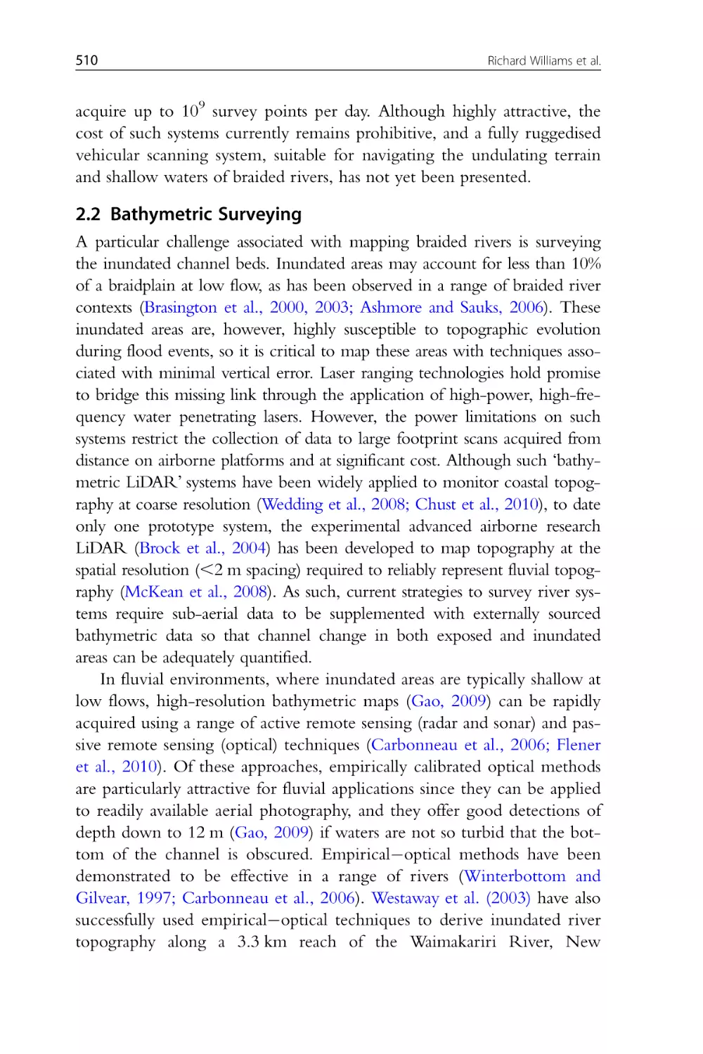 2.2 Bathymetric Surveying