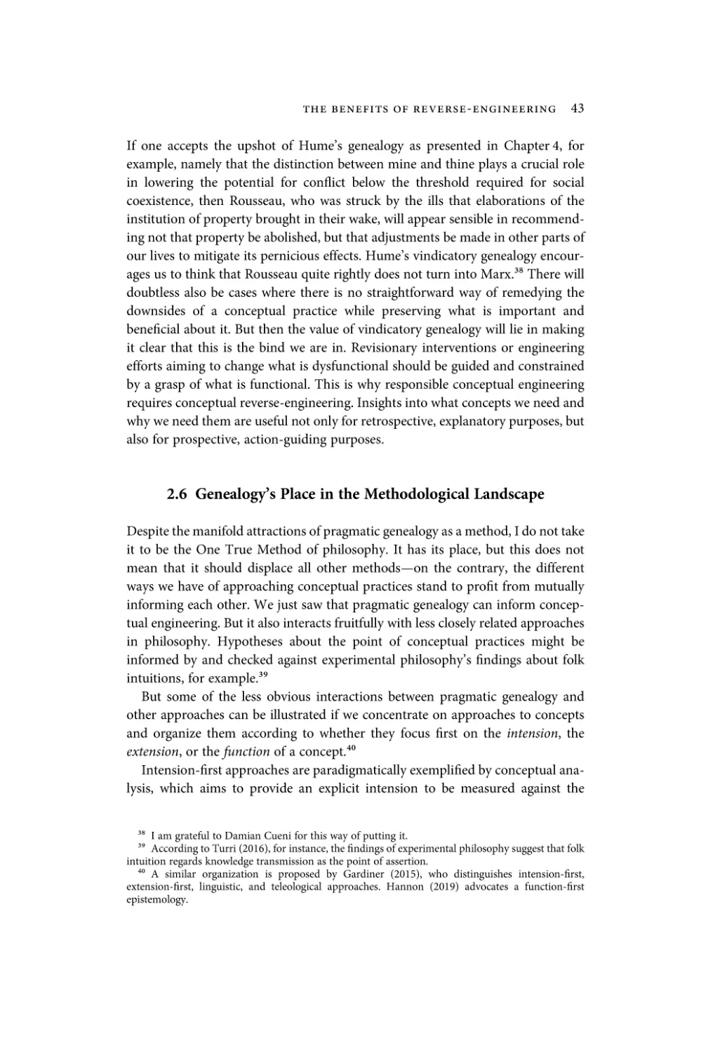 2.6 Genealogy’s Place in the Methodological Landscape