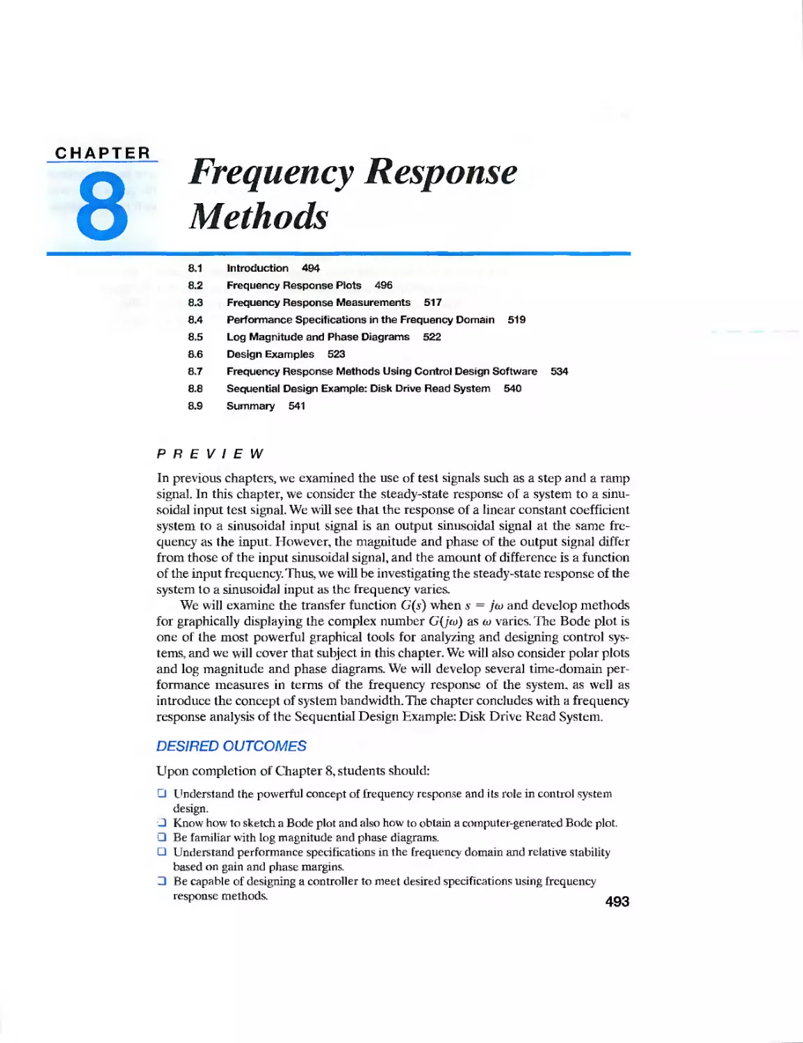 8 Frequency Response Methods