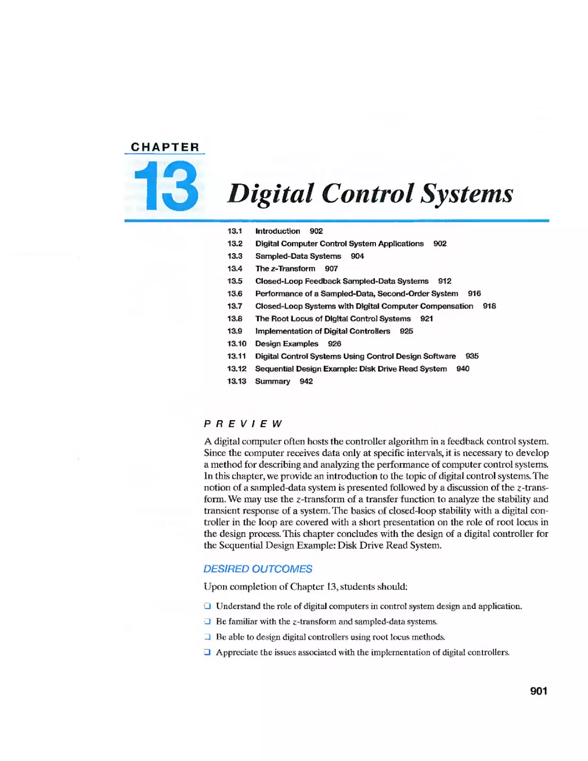 13 Digital Control Systems