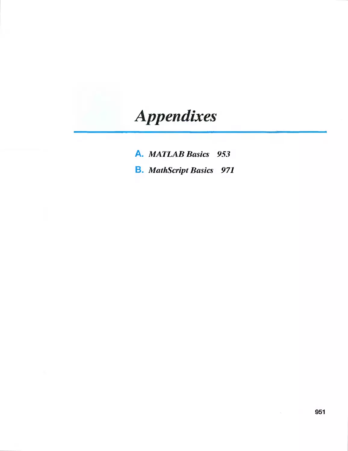 Appendixes