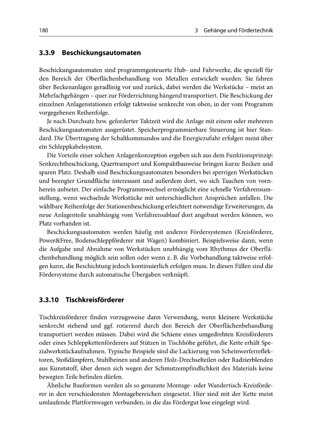 3.3.9 Beschickungsautomaten
3.3.10 Tischkreisförderer