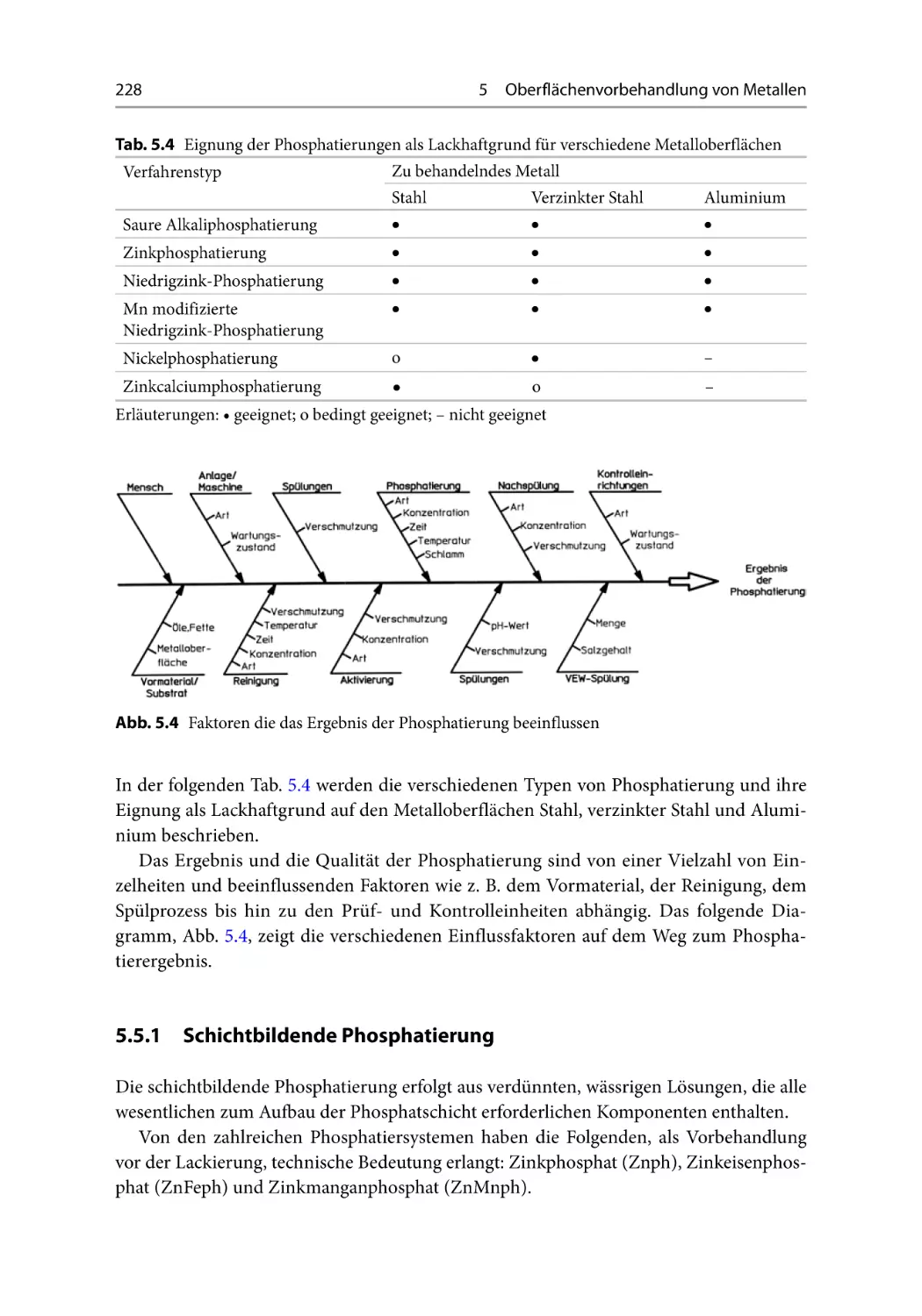 5.5.1 Schichtbildende Phosphatierung