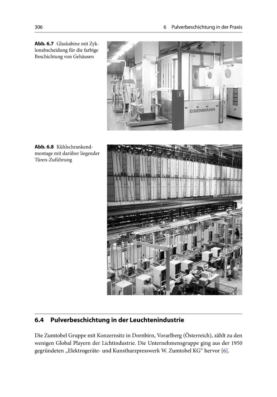 6.4 Pulverbeschichtung in der Leuchtenindustrie