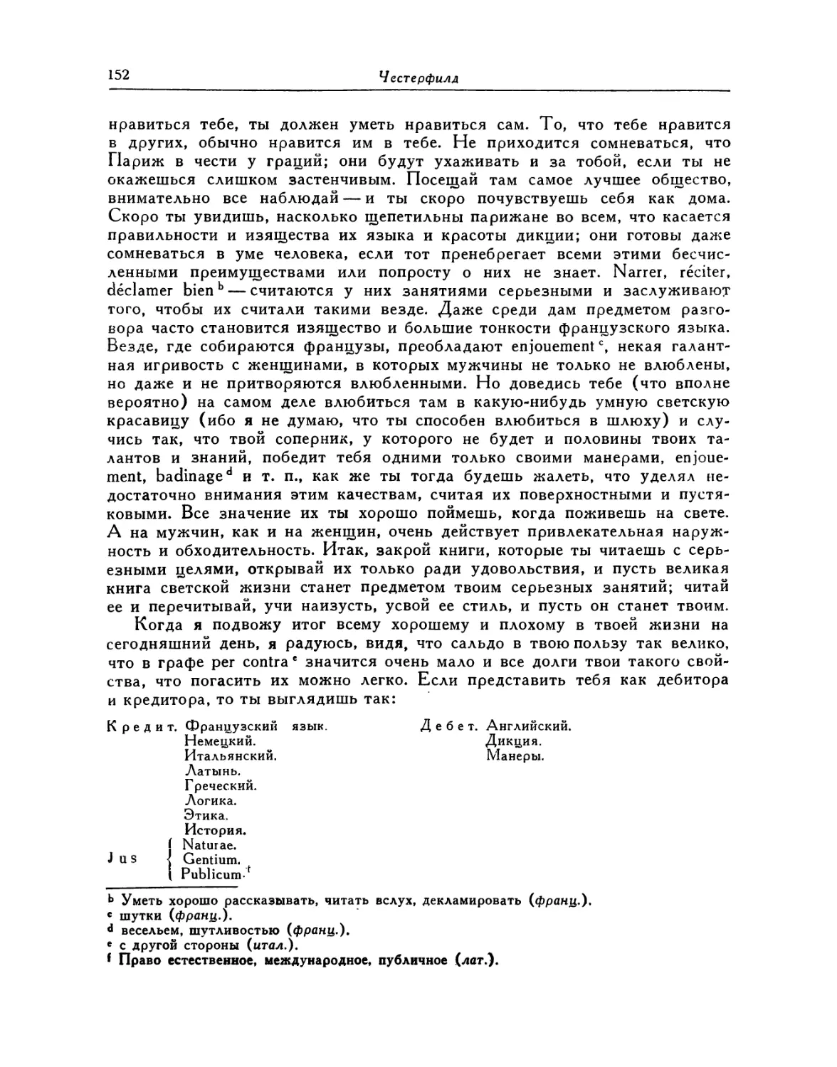 LXIV. 12 ноября 1750. [Уменье одеваться. Воспитанность. Беспечность иных нетребовательных родителей]