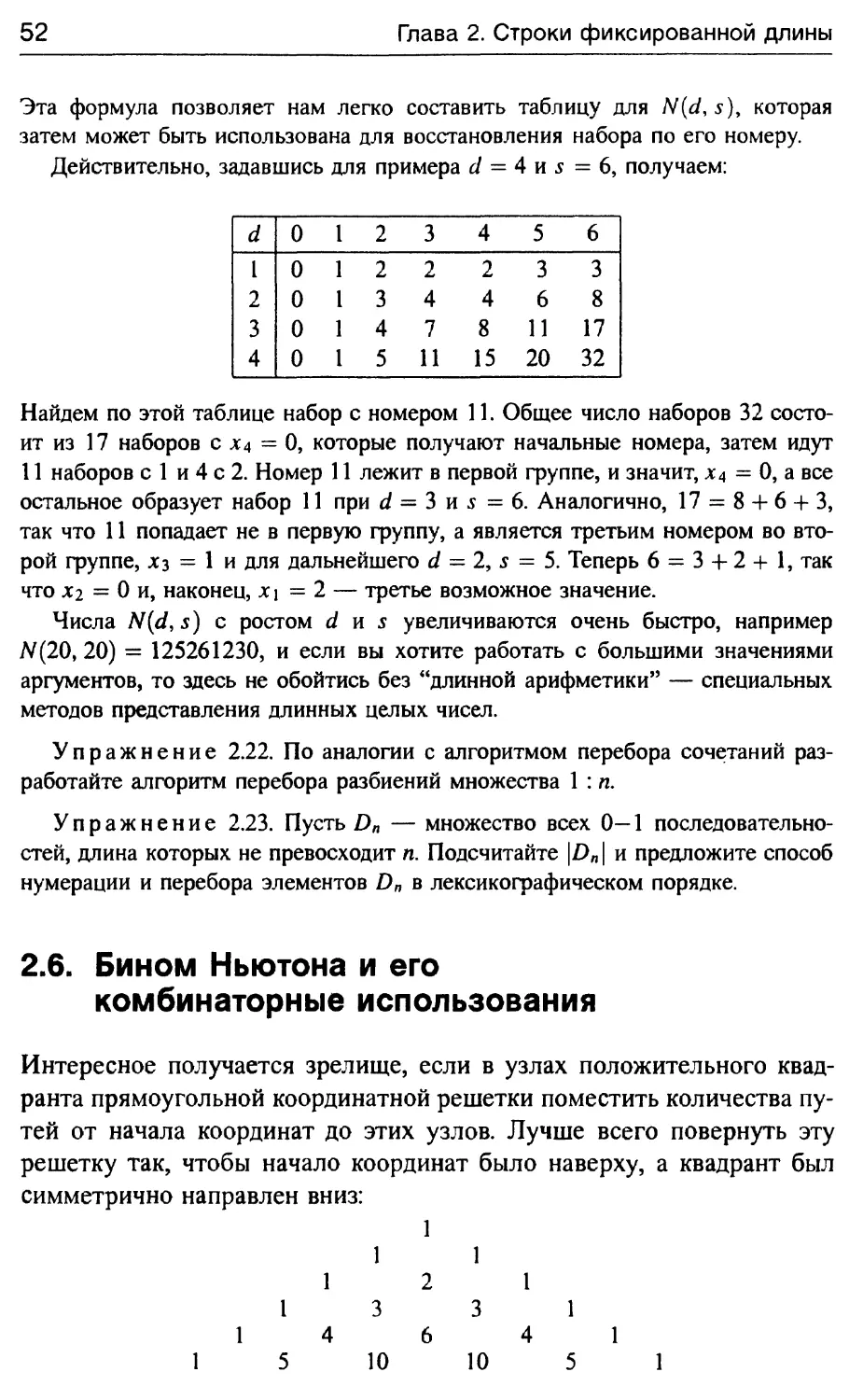 2.6. Бином Ньютона и его комбинаторные использования