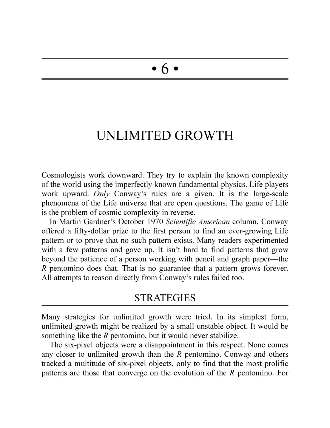 6 · Unlimited Growth