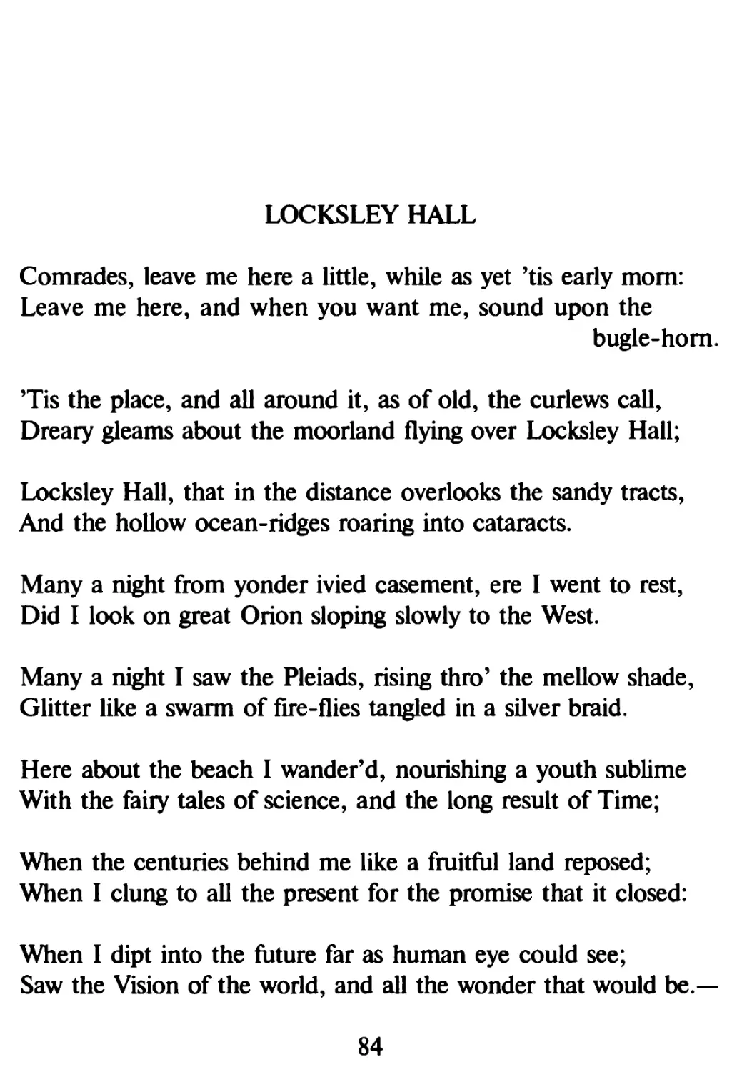 Locksley Hall