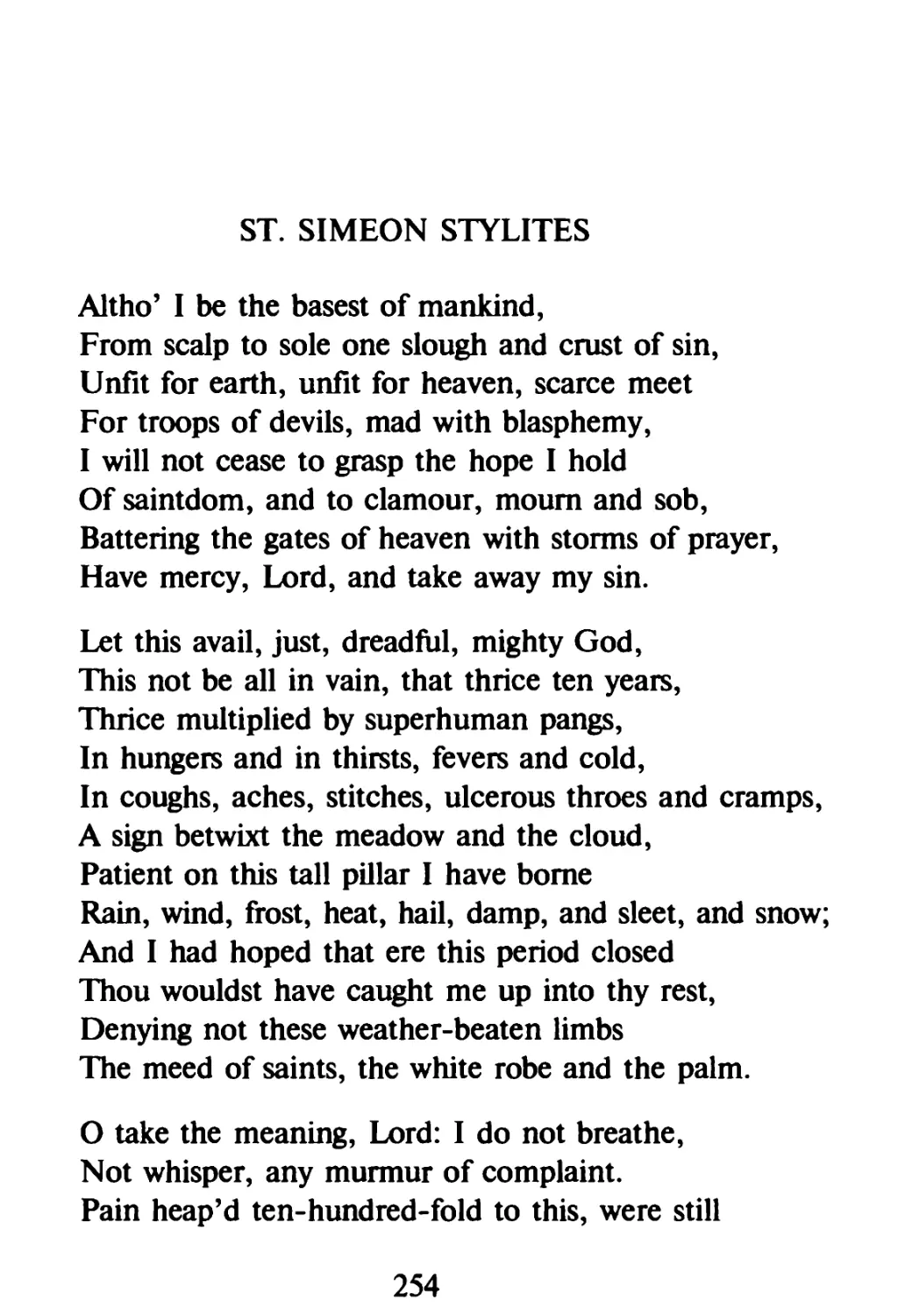 St. Simeon Stylites