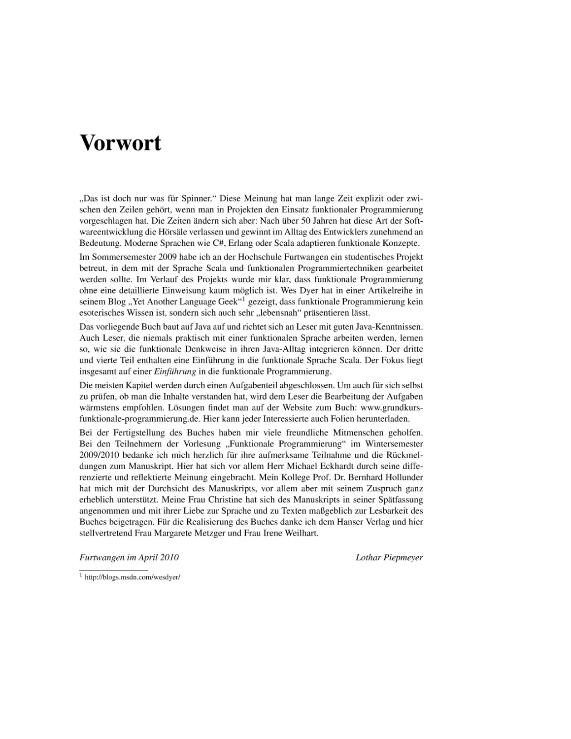 Vorwort