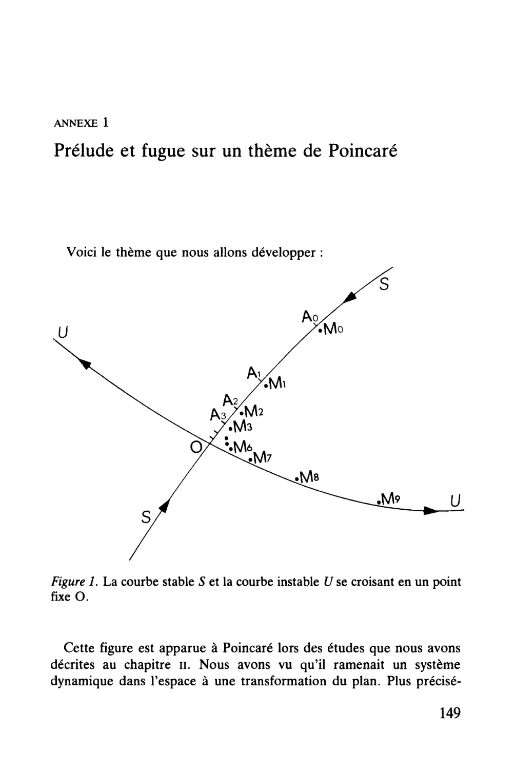 Annexe 1. Prélude et fugue sur un thème de Poincaré