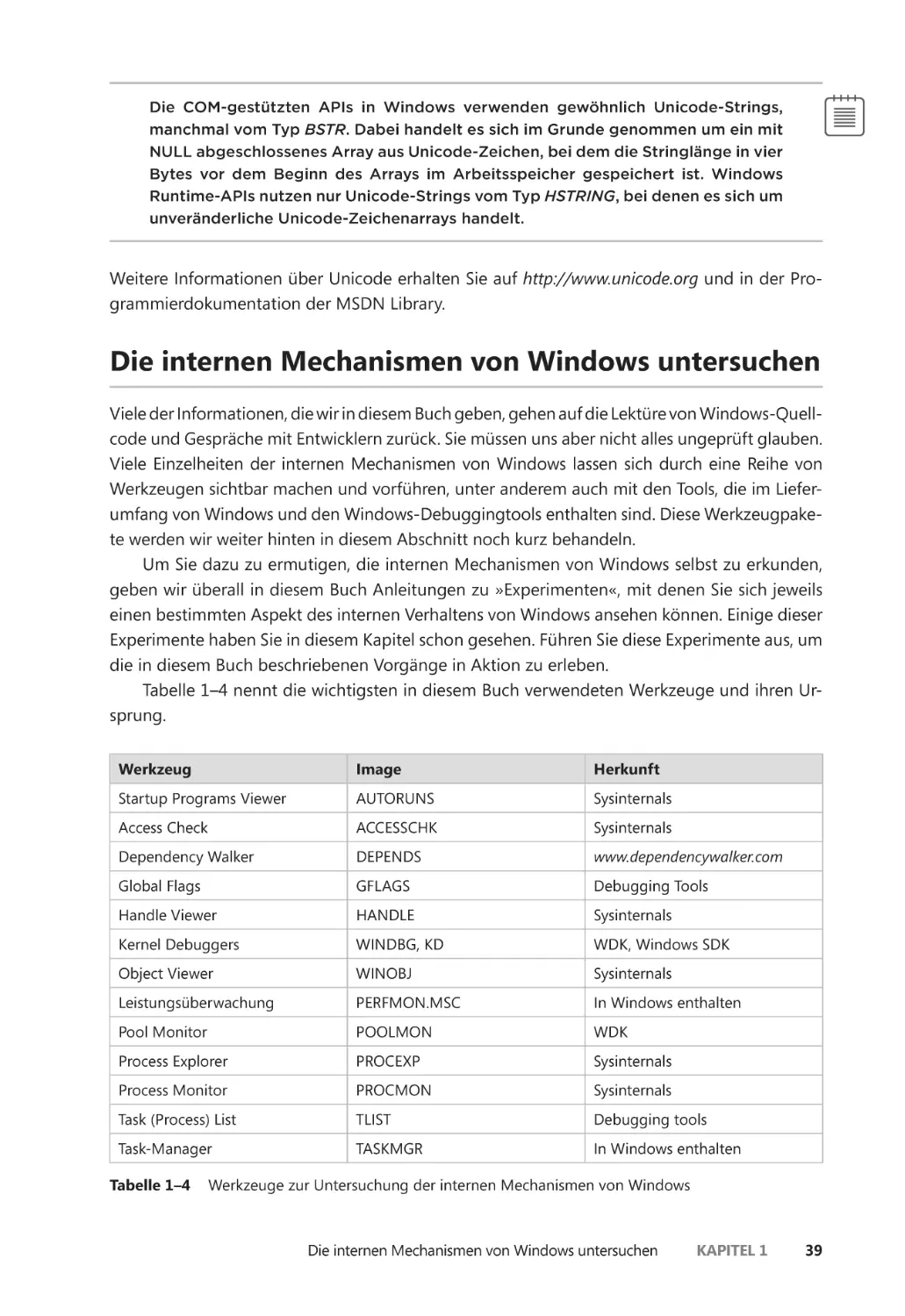 Die internen Mechanismen von Windows untersuchen
