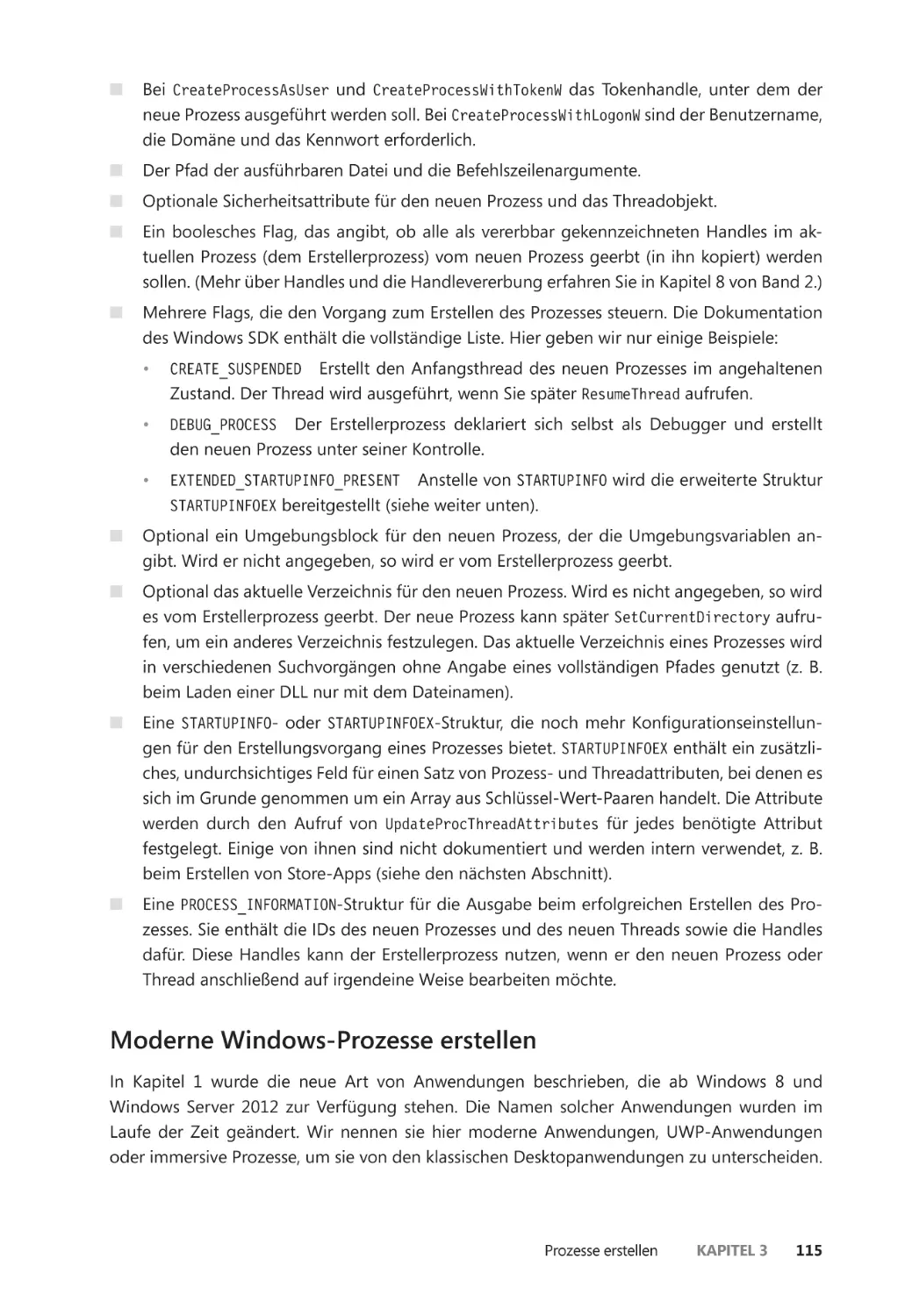 Moderne Windows-Prozesse erstellen