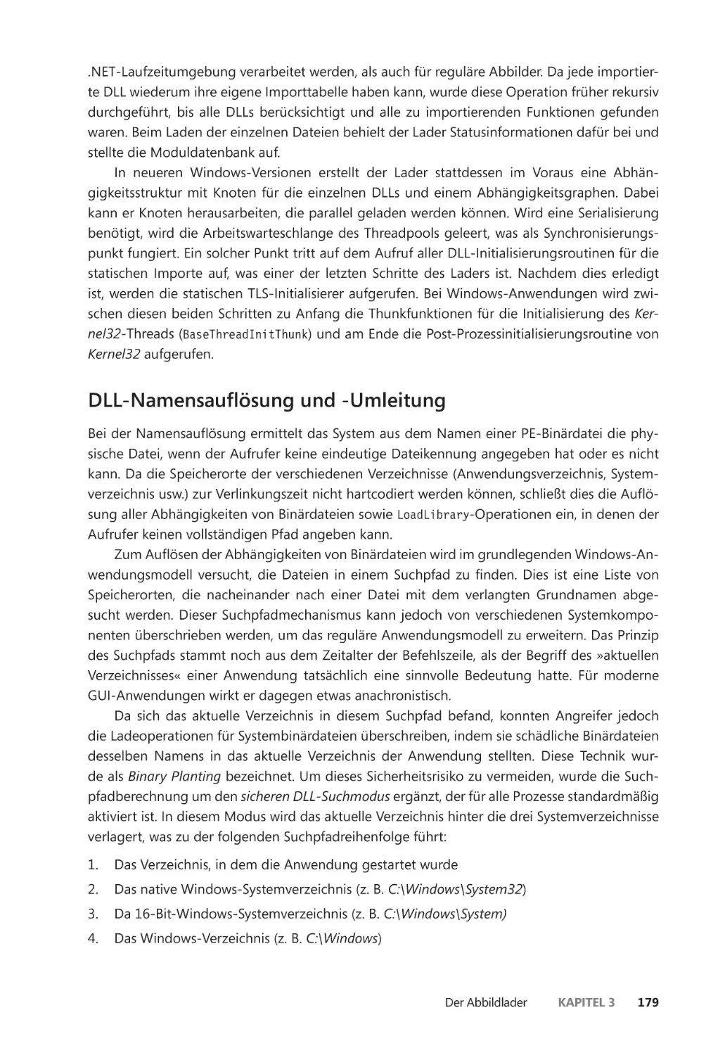 DLL-Namensauflösung und -Umleitung