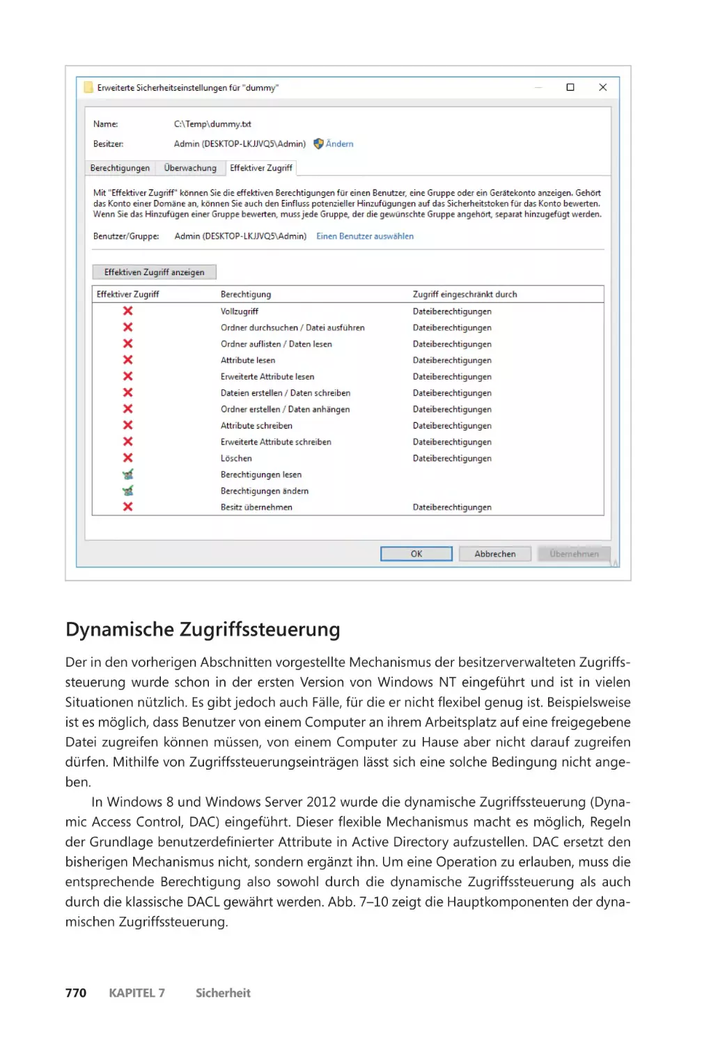 Dynamische Zugriffssteuerung