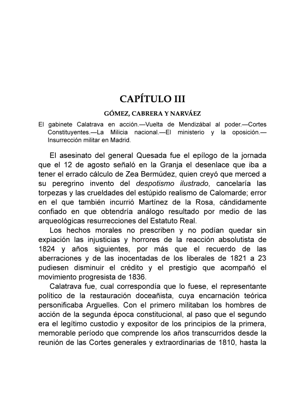 Capítulo III