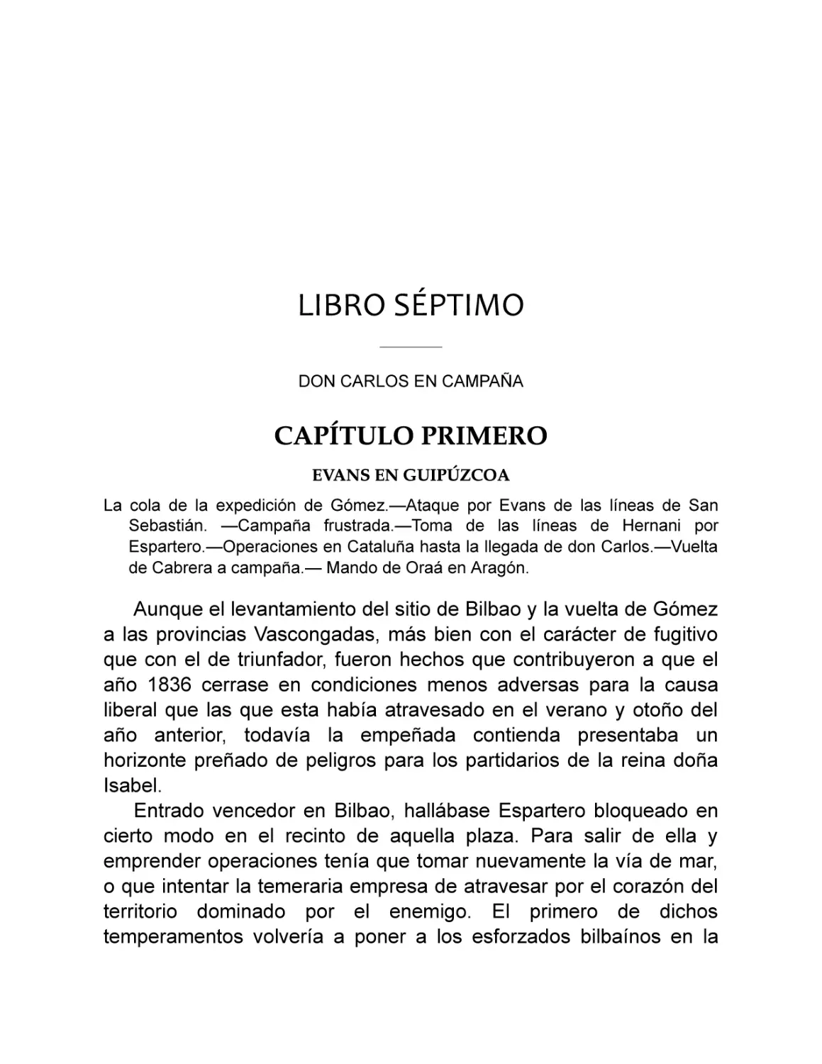 LIBRO SÉPTIMO
Capítulo I