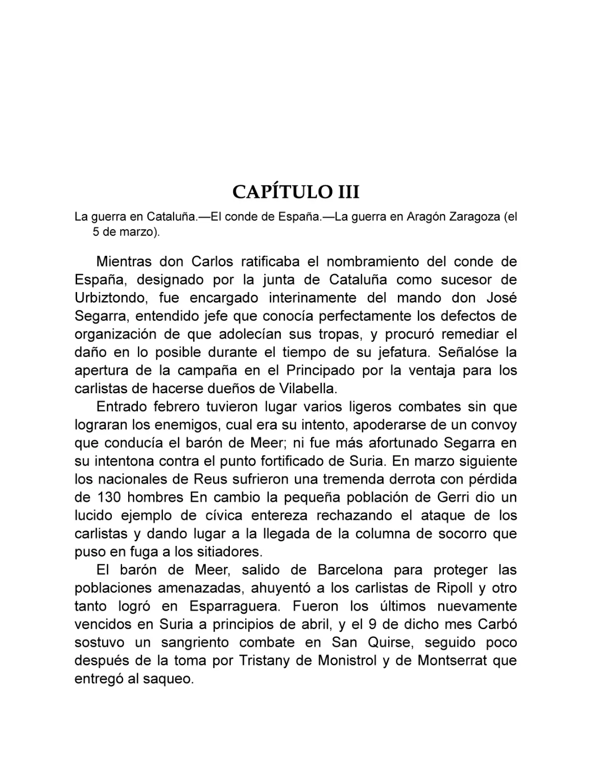 Capítulo III.