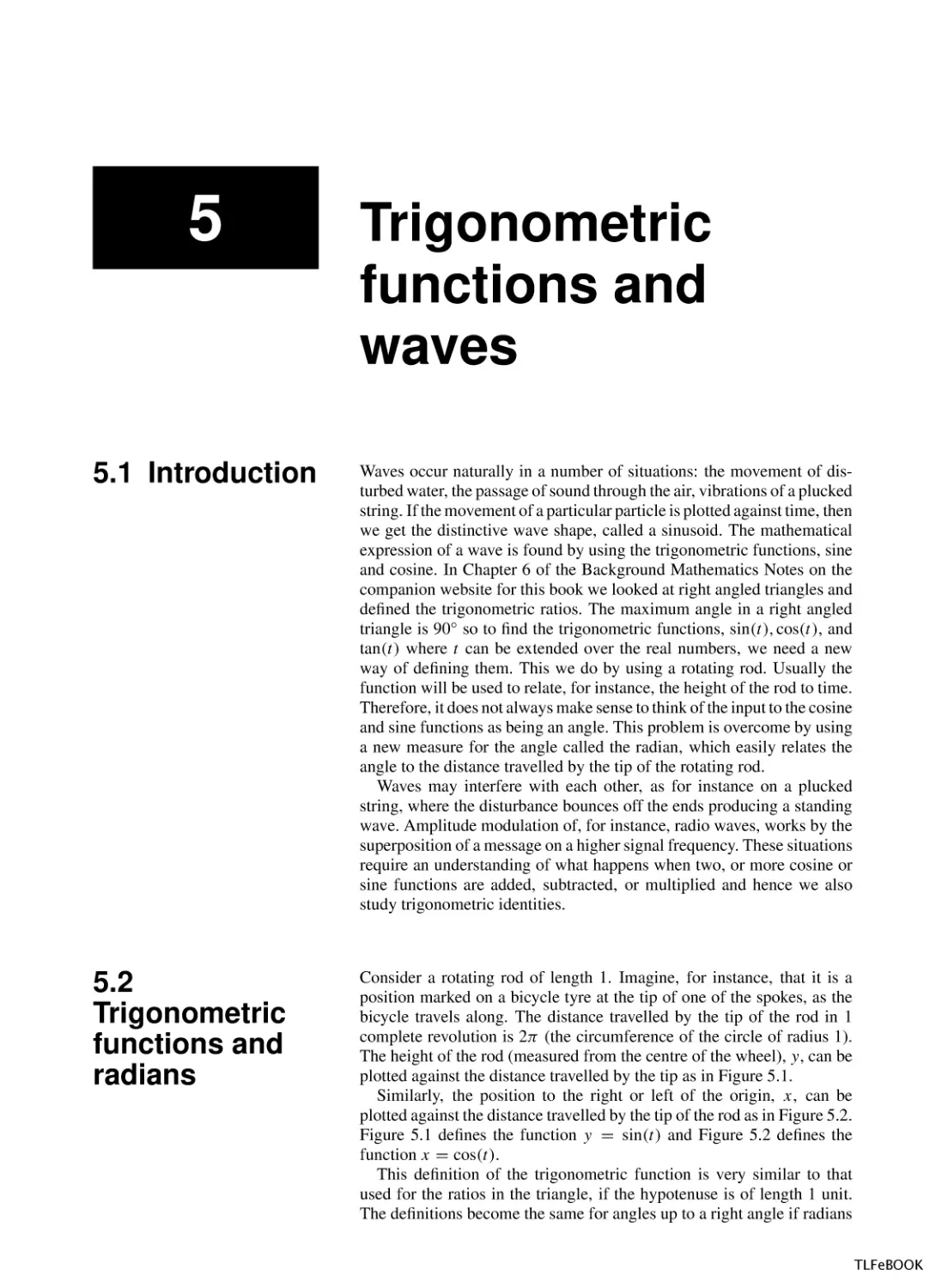 Trigonometric Functions and Waves