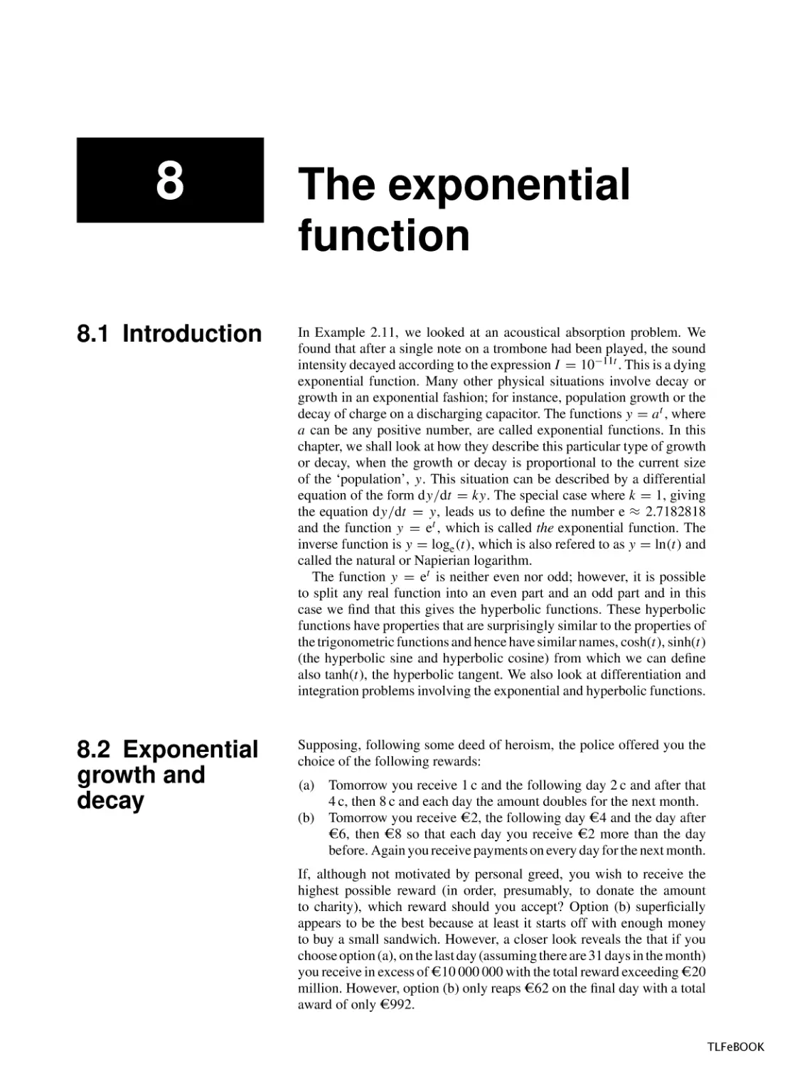 The Exponential Function