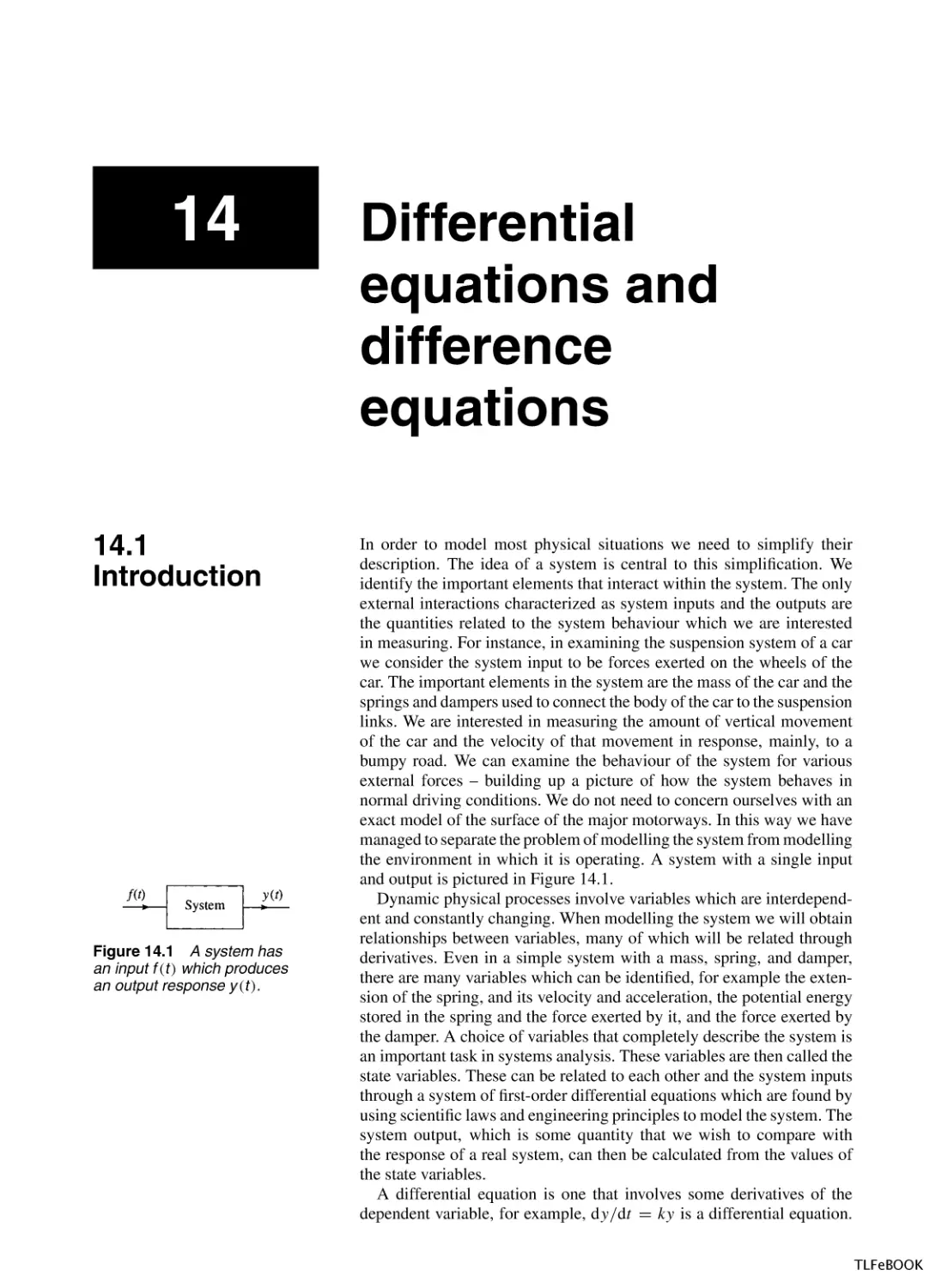 Differential Equations and Difference Equations
