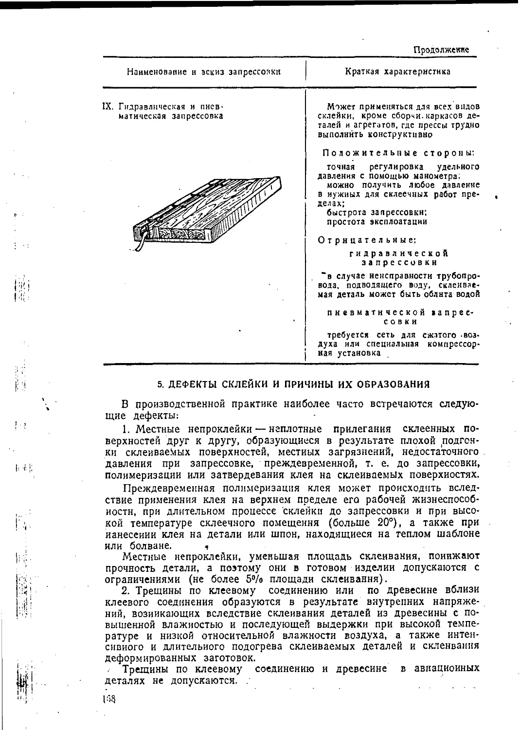 5. Дефекты склейки и причины их образования