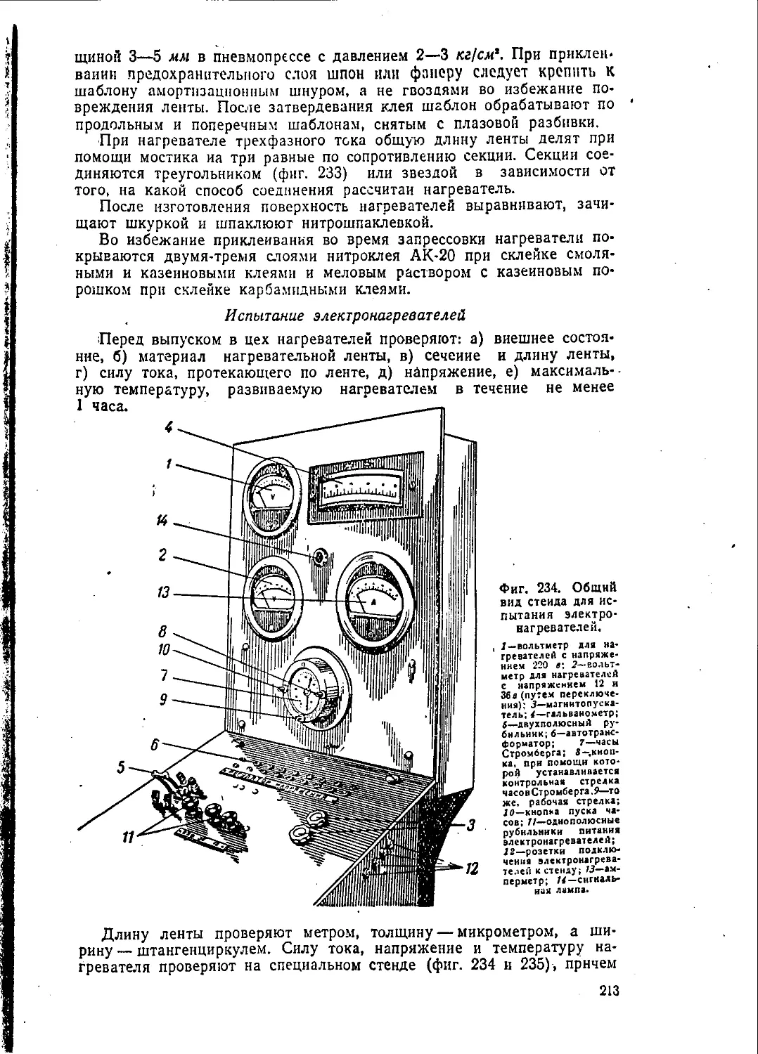 Испытание электронагревателей