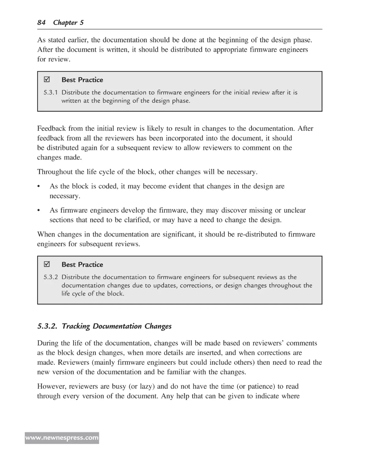 Tracking Documentation Changes