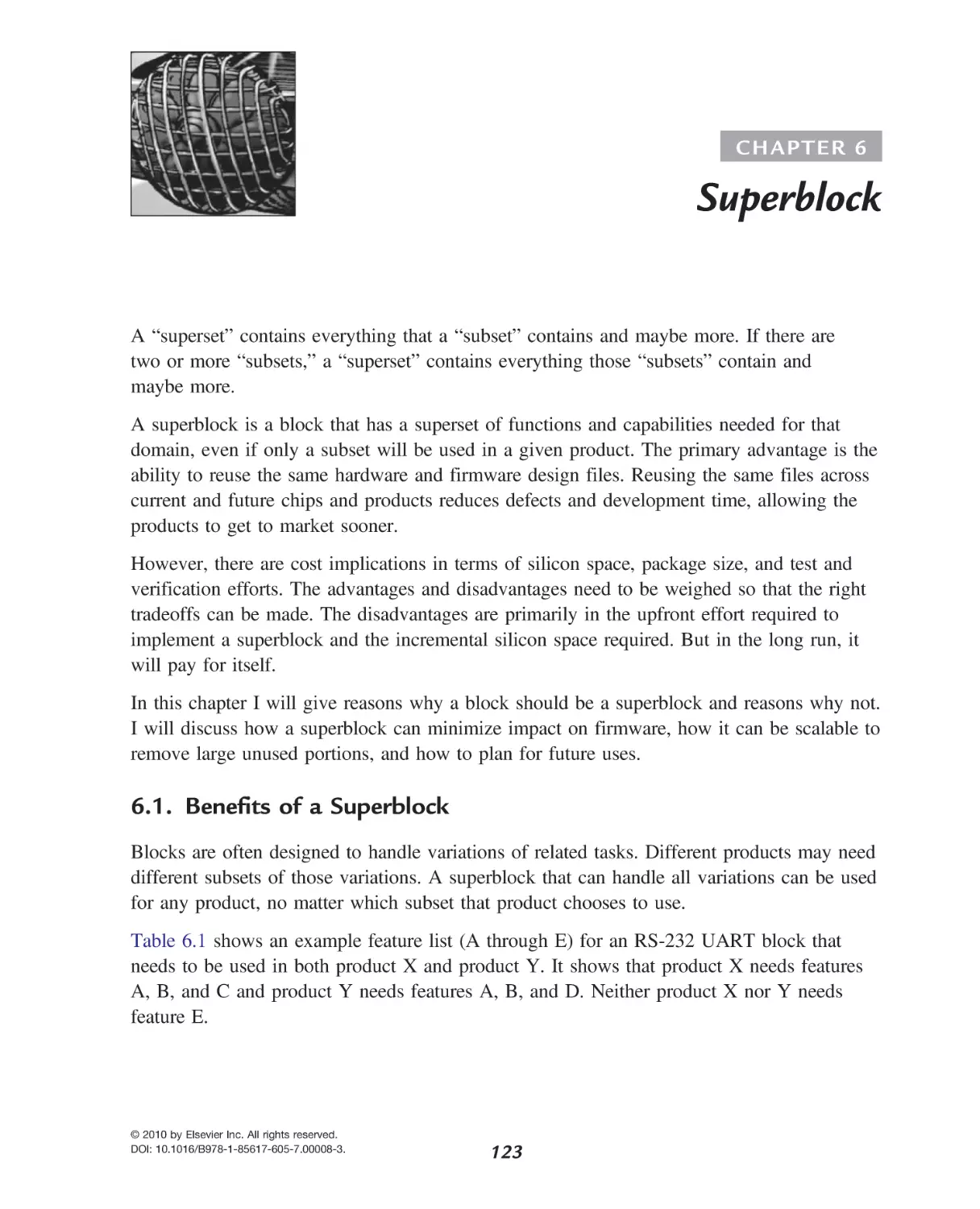 6 Superblock
Benefits of a Superblock