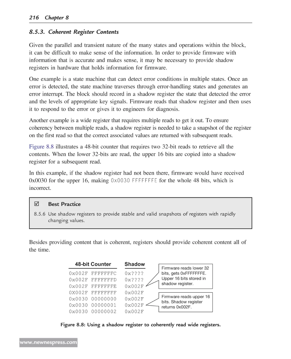 Coherent Register Contents