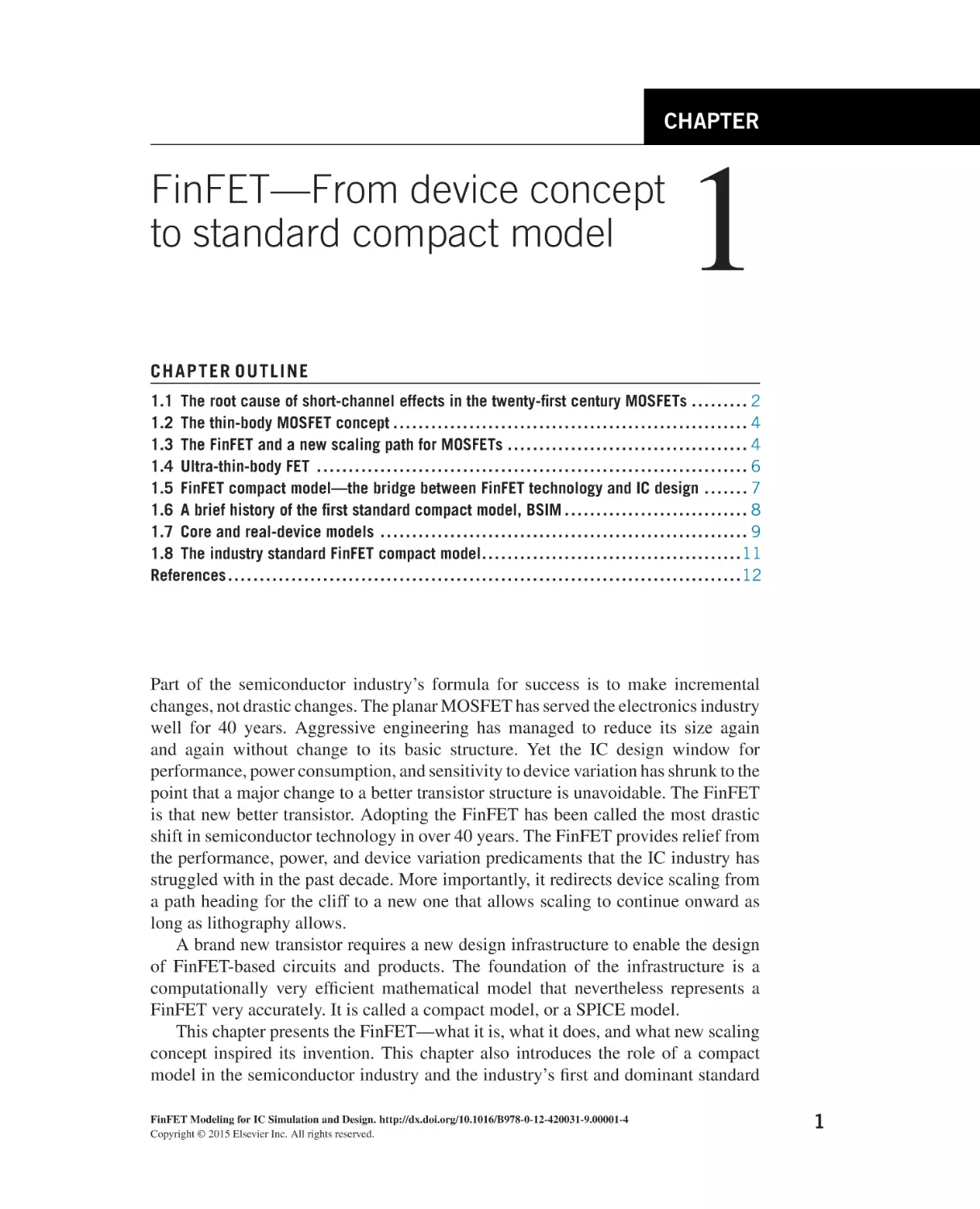 FinFET?From device concept to standard compact model