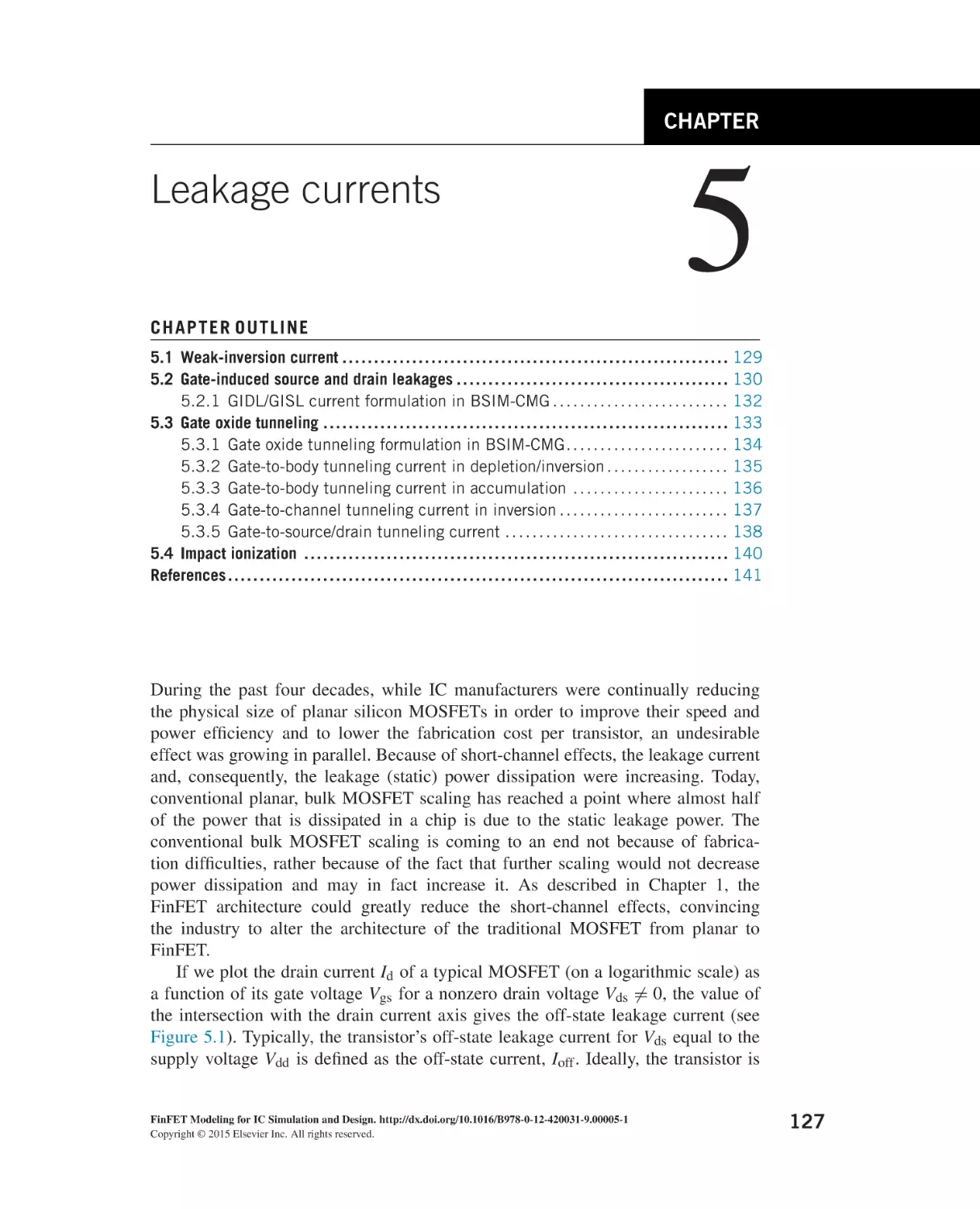 Leakage currents