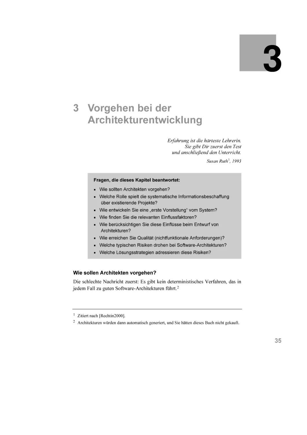 3 Vorgehen bei der Architekturentwicklung