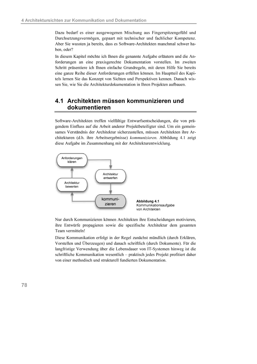 4.1 Architekten müssen kommunizieren und dokumentieren