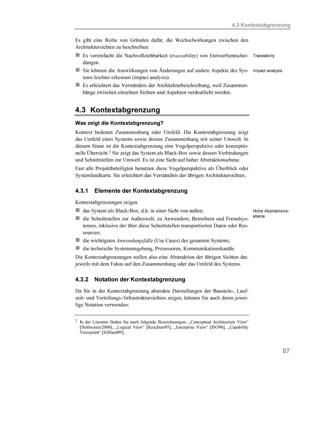 4.3 Kontextabgrenzung
4.3.1 Elemente der Kontextabgrenzung
4.3.2 Notation der Kontextabgrenzung