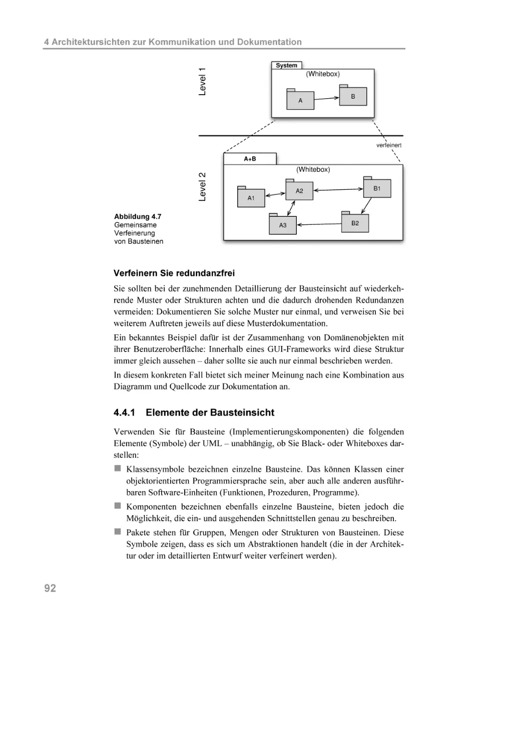 4.4.1 Elemente der Bausteinsicht