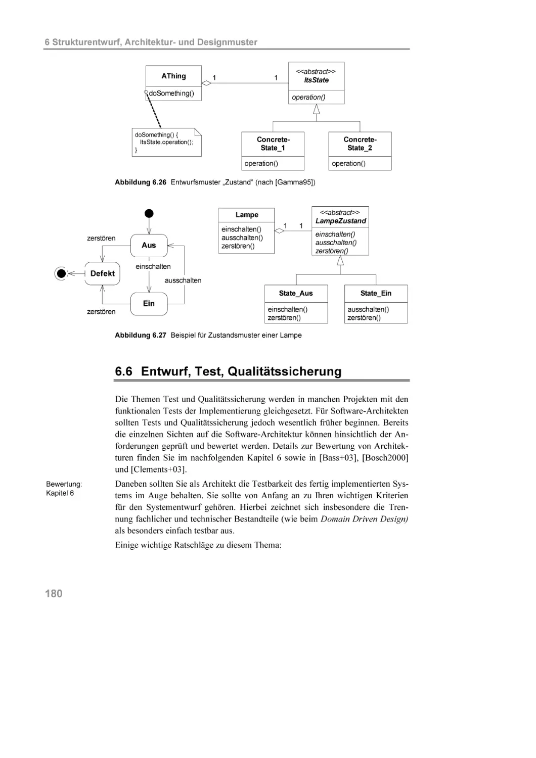 6.6 Entwurf, Test, Qualitätssicherung